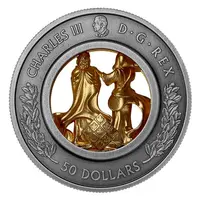 50 Dollars - Charles III Allegories of Justice and Truth