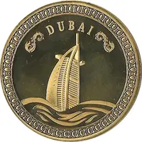Token - Dubai Burj Al Arab, Gold