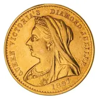 Medalet - Victoria Diamond Jubilee, Brisbane, gold