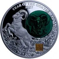 25 Francs Year of the Goat