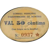 50 Céntimos Aigüesbones de Montbui