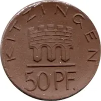 50 Pfennig - Kitzingen