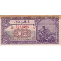 10 Cents Provincial Bank of Chihli