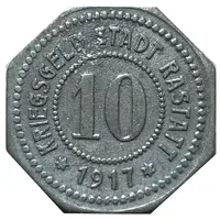 10 Pfennig - Rastatt