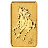 Bar - 1 Ounce Gold - Perth Mint Lunar Horse