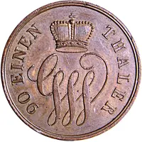 4 Pfennige - George William