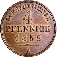 4 Pfennige - George William