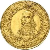 1 Ducat - Christina 1st portrait