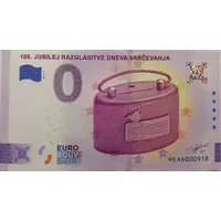 0 Euro - 100. jubilej razglasitve dneva varčevanja