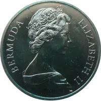 1 Dollar - Elizabeth II Silver Wedding