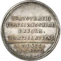 Inauguration of the reformed church Breslau / Wrocław