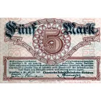 5 Mark Chemische Fabrik Griesheim-Elektron