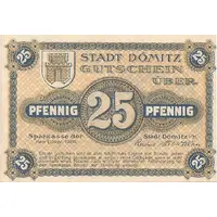 25 Pfennig Sparkasse