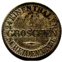 1 Groschen - Alexander Charles Joint Coinage