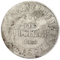 1 Dollar – Plantation Token – 1888 HESSA