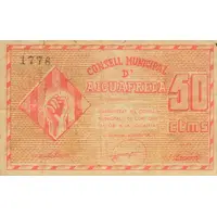 50 Céntimos Aiguafreda