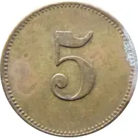 5 Pfennig - Freising Anton Schlüter Motorenfabrik