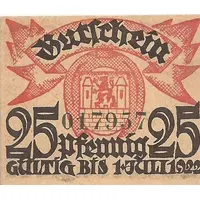 25 Pfennig Kreissparkasse Wittingen