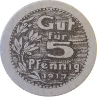 5 Pfennigs Gewerbebank
