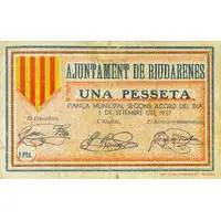 1 Peseta Riudarenes