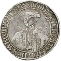 1 Thaler - John Albert I
