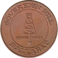 Medal - Sovereign Hill - Southward & Sumpton Tourist Souvenir