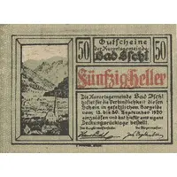 50 Heller Bad Ischl