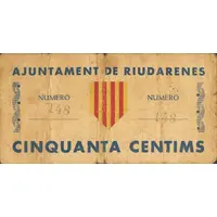 50 Céntimos Riudarenes