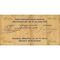 50 Céntimos Riudarenes