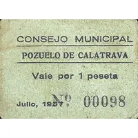 1 Peseta Pozuelo de Calatrava