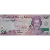 50 Dollars - Elizabeth II 25th Anniversary of CIMA