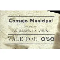 0.50 Pesetas Orellana la Vieja