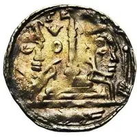 Penny / Denier - Rudolph of Zaeringen Liege, perron