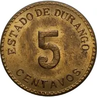 5 Centavos Estado de Durango
