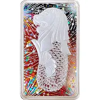 1 Oz Silver - Radiant Merlion Singapore Mint and PAMP Silver Bar