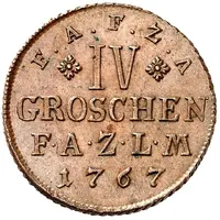 4 Groschens - Frederick Augustus Pattern