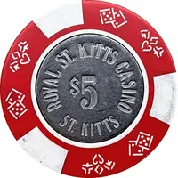 5 Dollars Royal St. Kitts Casino