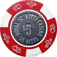 5 Dollars Royal St. Kitts Casino