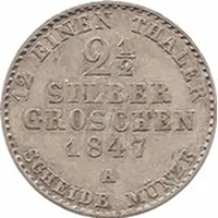 2 1/2 Silbergroschen - Paul Alexander Leopold II