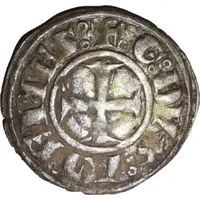 Denier Tournois - Guy II de La Roche THEBE CIVIS