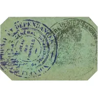 2 Francs emergency postage WWI