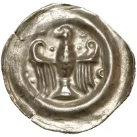 Denier Bracteate - Leszek the White Kraków mint