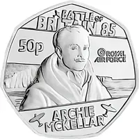 50 Pence - Charles III Battle of Britain (Archie McKellar)