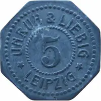 5 Pfennig - Leipzig Unruh and Liebig