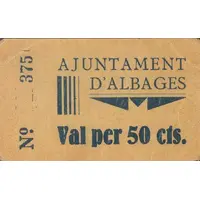 50 Céntimos Albagés