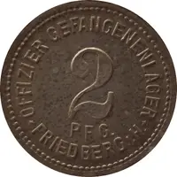 2 Pfennig - Friedberg Offizier Gefangenenlager