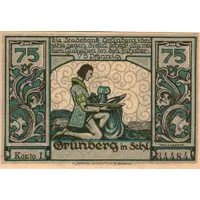 75 Pfennig Stadtbank