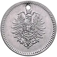 1 Pfennig - Wilhelm I type 1 - large shield - Pattern