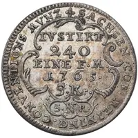 5 Kreuzer - August Frederick Charles