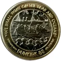 2 Pounds - Charles III Dunkirk - Fight on the Seas and Oceans